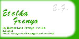 etelka frenyo business card